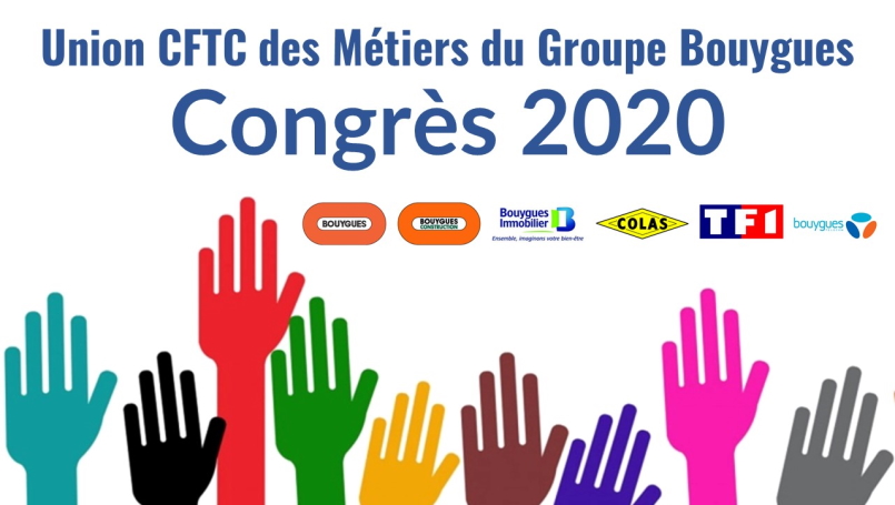 Congrès 2020 de l’Union CFTC des Métiers du Groupe Bouygues